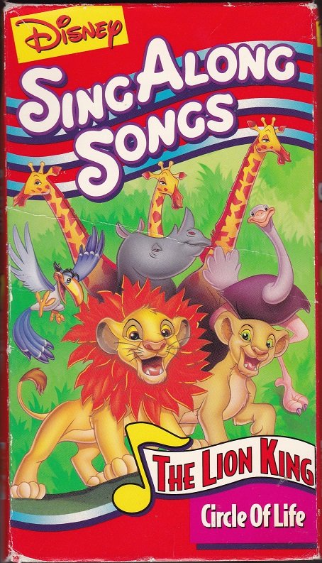 Disney Sing Along THE LION KING Circle Of Life - VHS 3491