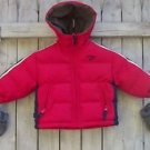 Boys OshKosh B'gosh Red Puffer Coat with Mittens size 12 months
