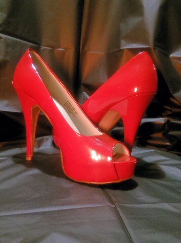 Size 10M Chinese Laundry Women's High Heel Platform Pumps, Sexy Red