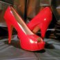 Size 10M Chinese Laundry Women's High Heel Platform Pumps, Sexy Red