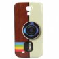 Instagram Pattern Plastic Hard Back Cover Case for Samsung Galaxy S4 i9500