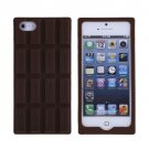 Retro Chocolate Bar Silicone Rubber Soft Back Case Cover for iPhone 5 5S