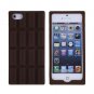 Retro Chocolate Bar Silicone Rubber Soft Back Case Cover for iPhone 5 5S