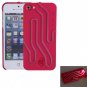Flash Up Light LED Cover Clear Hard Case Cover For iPhone 5 5s