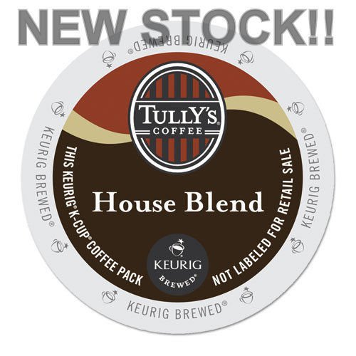24 Count KCup Tully's Coffee 'HOUSE BLEND' FRESH!! New Stock!!