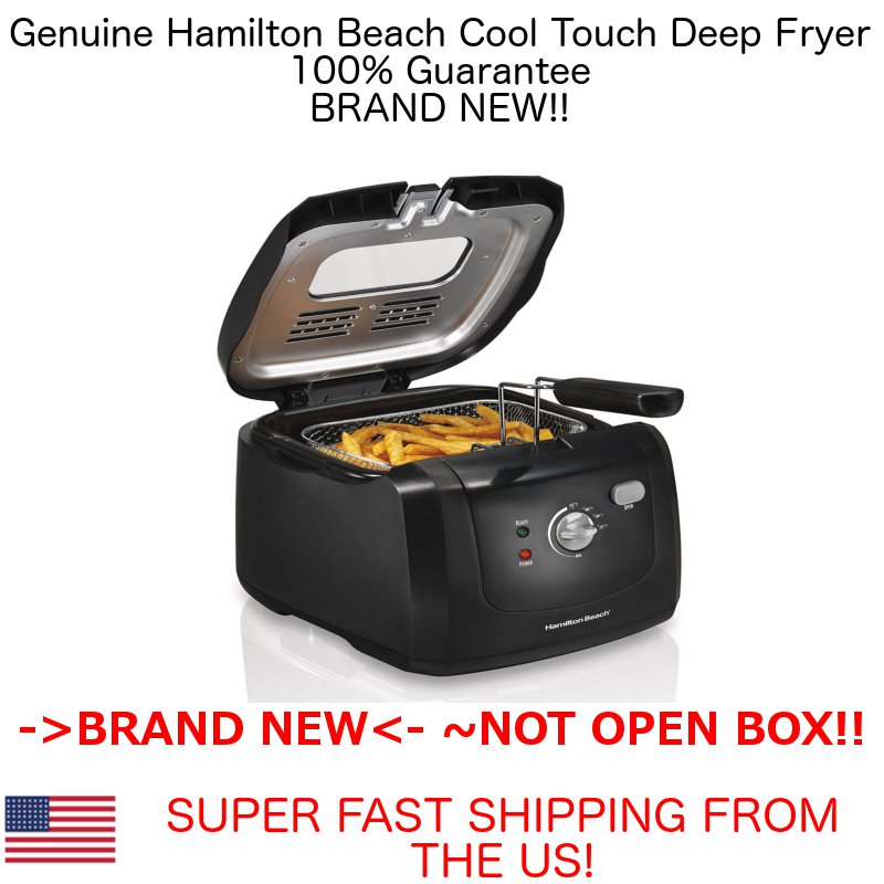 GENUINE Hamilton Beach Cool Touch Deep Fryer 35021 BRAND NEW FAST US