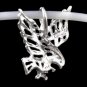 Sterling Silver Eagle Swooping Pendant Charm New