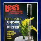LEE'S ROUND UNDERGRAVEL FISH BOWL MINI AQUARIUM FILTER 4 7/8" 5 1/4" NEW