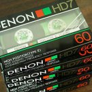 10 Denon HD7-60 hi bias Cassette Tapes