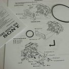 Aiwa AD-F990 Cassette Deck Belt Kit