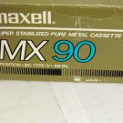 Maxel MX90Type IV Metal Bias Audio Cassette Tapes New Factory Seal