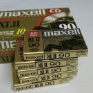 10 Maxell XLII-90 Cassette Tapes