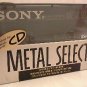 SONY Metal Select 90  Type IV Audio Cassette   Made in Japan New