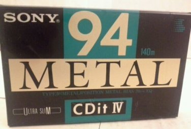 Sony CDit  Metal Type IV Audio Cassette   Made in Japan New