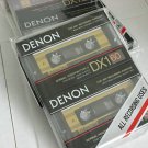 Denon DX1-60 Two Pack Audio Cassette Tape Made in Japan