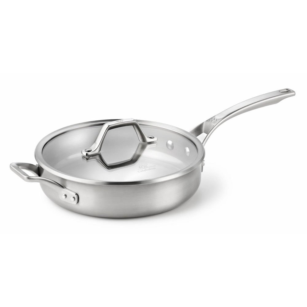 Calphalon AcCuCore 3 Qt. Saute Pan with Cover New