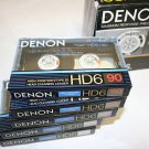 10 Denon HD6-90 Hi Bias Cassette Tapes Made in Japan