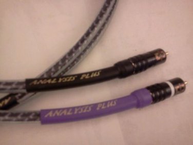 Analysis Plus Solo Crystal Oval Interconnets Cables