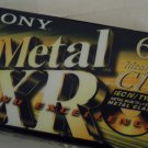 Sony XR60 Metal Type IV Bias Audio Cassette Tapes New