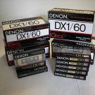 50 Denon Audio Cassette Tapes Lot  New Made in Japan