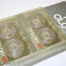 Silver Reel to Reel Audio Cassette Tapes