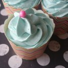Lot of 10 Creamy Cotton Candy Cupcake Bath Bombs