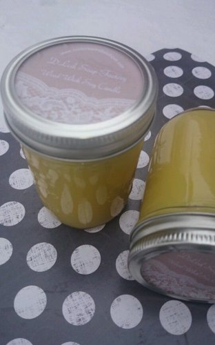 PINEAPPLE UPSIDE-DOWN CAKE wood wick soy candle 8 oz