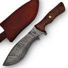 Hunting Heartland Damascus Steel Full Tang Knife