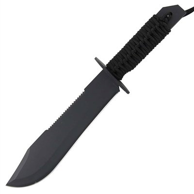 Sawback Bowie Full Tang Survival Knife
