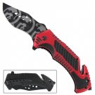 Tactical Assisted Spring Blade Hells Fury Knife