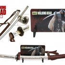 Deluxe Edition The Walking Dead Michonne Sword Katana With Wall Mount