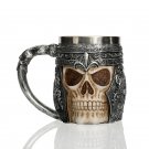 Ancient Nord Drinking Tankard Mug - Skull Helmet Cup Skyrim Elder Scrolls