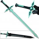 SAO Dark Repulser Sword w Leather Sheath Kirito Kirigaya Sword Art Online Turquoise
