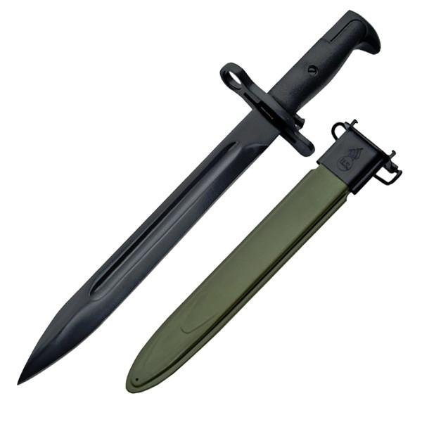 15.5 Inch M1 Garand Bayonet With War Green Sheath