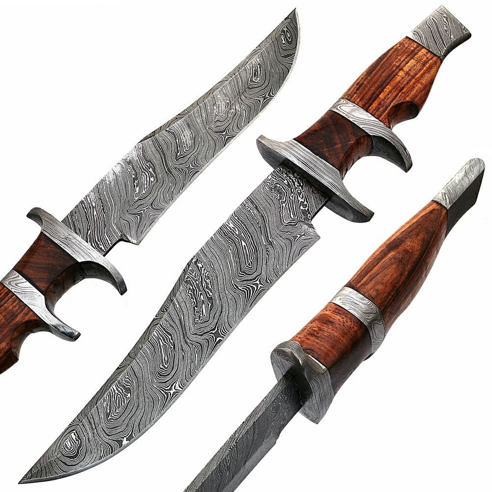 Custom Damascus Hunt For Lifeâ�¢ Ashbury Hunting Knife