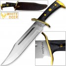 WHITE DEER MAGNUM XXL Large Bowie Knife High Carbon Stainless Steel Extreme Duty