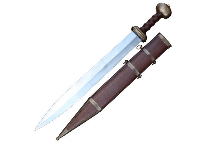 Ancient Roman Legionary Gladius Sword with Scabbard