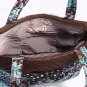 Belvah quilted monogrammable 3PC diaper bag W/ baby changing pad QF1103L(BRLM) BS1000