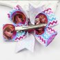 Newest style Frozen girls hair bow with aligator clip