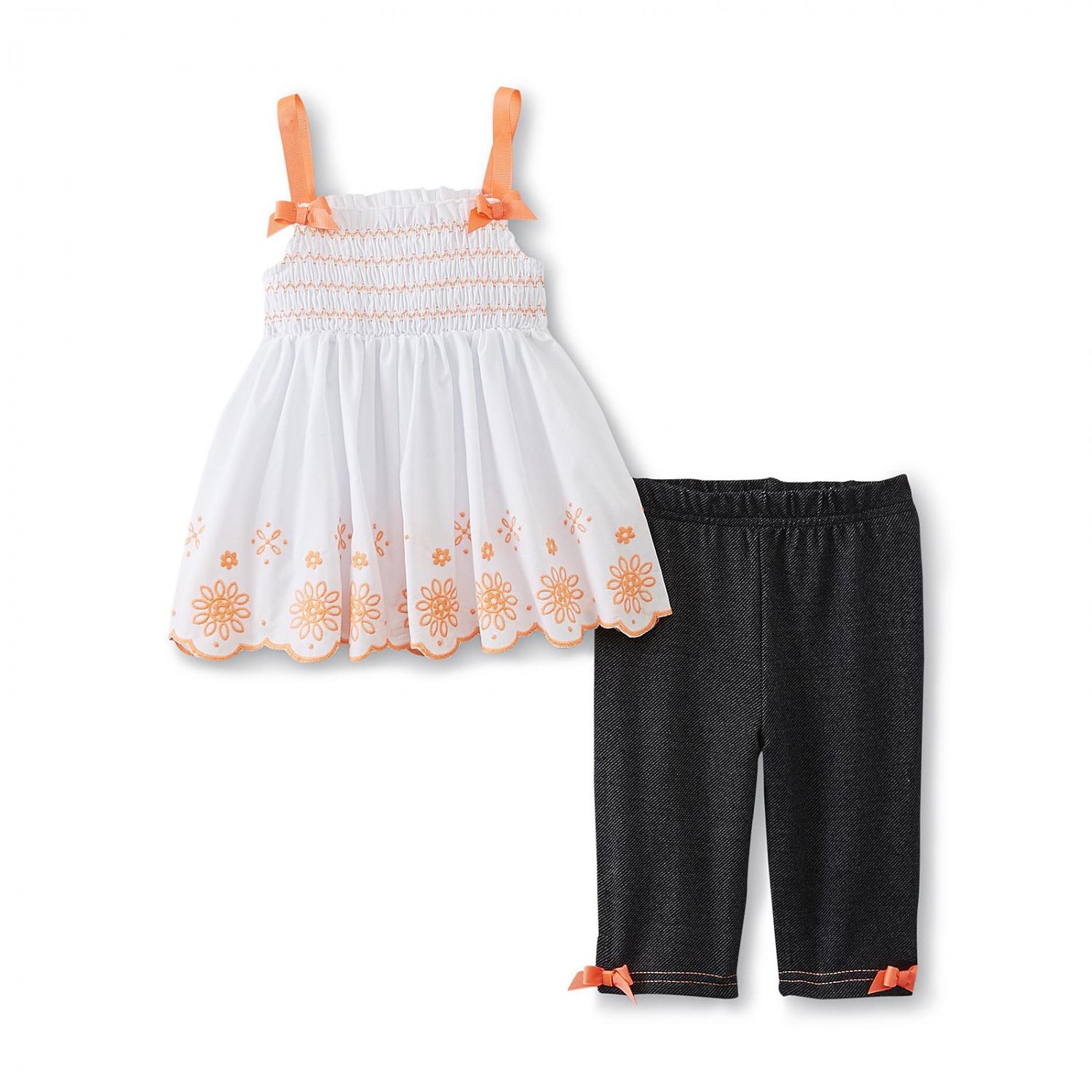 Baby Girl's 24 Months Little Lass Sleeveless Top & Leggings Floral