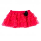 Baby girls pink layered lace tutu skirt