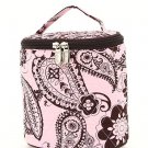 Belvah quilted paisley brown & pink lunch bag box QPF27LT13(PKBR) BS399