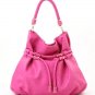 Ladies soft faux leather handbag with drawstring closure purse OS995