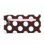 New ladies initial G polka dot checkbook wallet tri-fold MNP2712(BRPK-G)