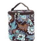 Belvah quilted paisley brown & turquoise lunch bag box QF27LT13(BRTQ) BS399