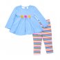 Baby girls Kids Headquarters size 12 months chambray top and leggings set B799D 096413330773