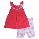 Young Hearts girl's size 4 sleeveless tank top & shorts set S499 887847623476