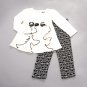 Baby girls toddler 24M months long sleeve ivory top & leggings set B679 094134949779