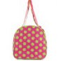 Belvah quilted monogramable polka dot duffle bag gym bag LPDQ1101(FSLM)