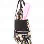NEW BELVAH QUILTED FLORAL PATTERN 3PC DIAPER BAG QCF1103L BKPK BABY GIFT
